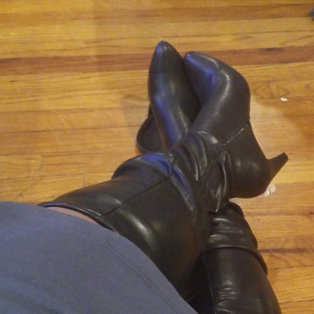 Black Heeled Boots